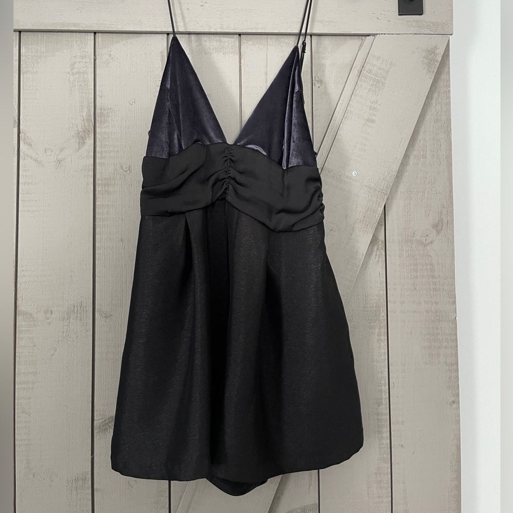 Free People Velvet/Polyester Dress, Skort, Size 6, Worn twice, Pockets